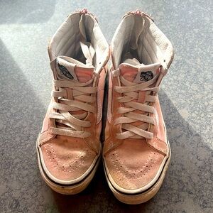 Kids size 2 zip Van hightops